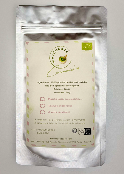 Matcha Cérémonie Bio