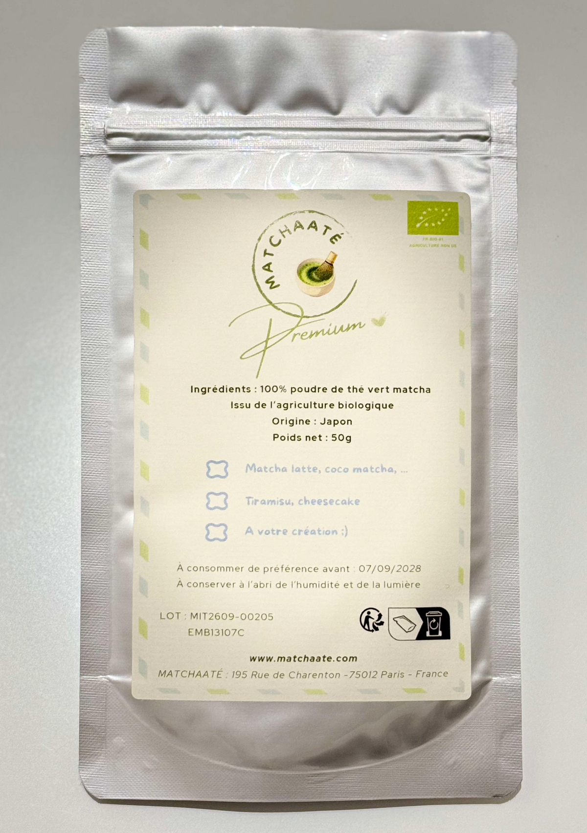 Matcha Premium Bio